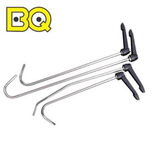 4 Varillas De Gancho De Mango Ajustable